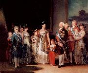 Francisco Goya The Family of Charles Sweden oil painting artist